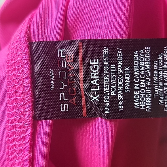 Spyder Pink Active Tank Dress Size XL - Picture 7 of 8
